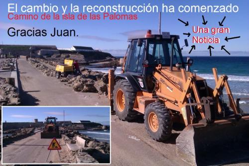 12 enero 2013 Camino de la Isla de las Palomas