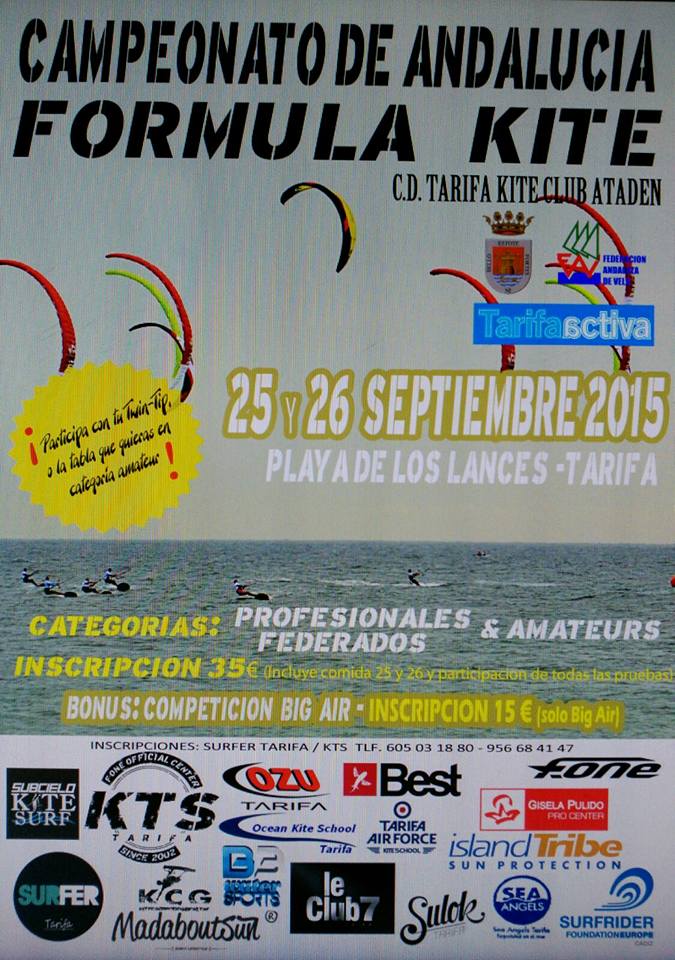 Campeonato de Andalucia Formula Kite en Tarifa