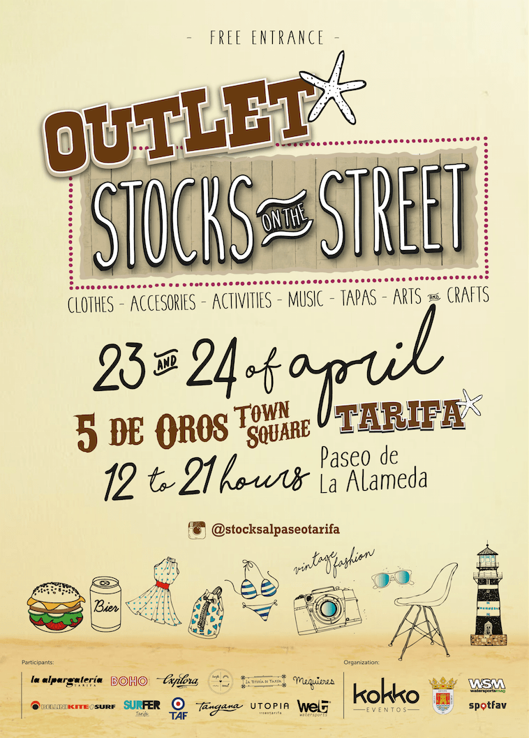 Cartel Stocks al Paseo Tarifa 2016