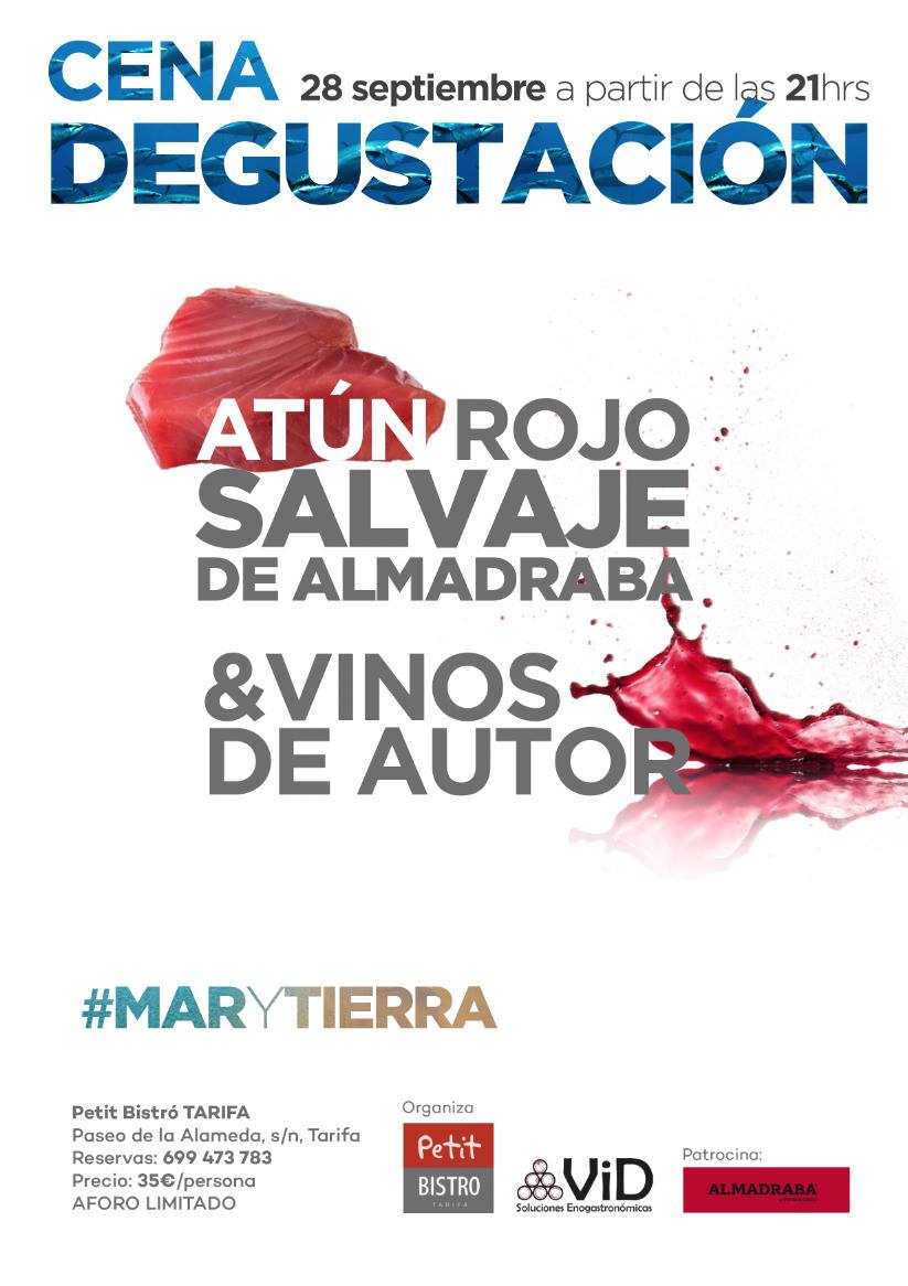 Cena Degustación en Restaurante Petit Bistro en la Alameda de Tarifa