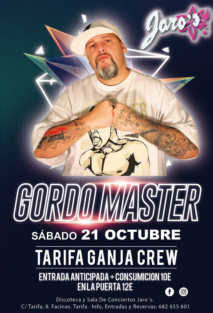 Gordo Master en discoteca Jaro^s en Facinas