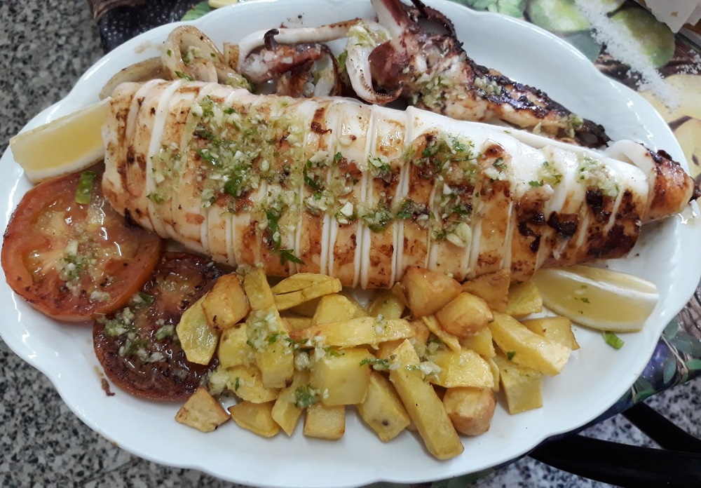 Calamar a la plancha de Bar Boris