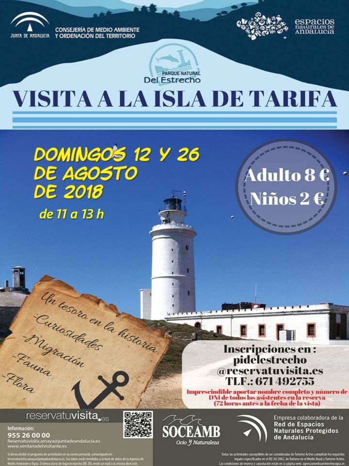 Visita a la isla de las palomas, Tarifa
