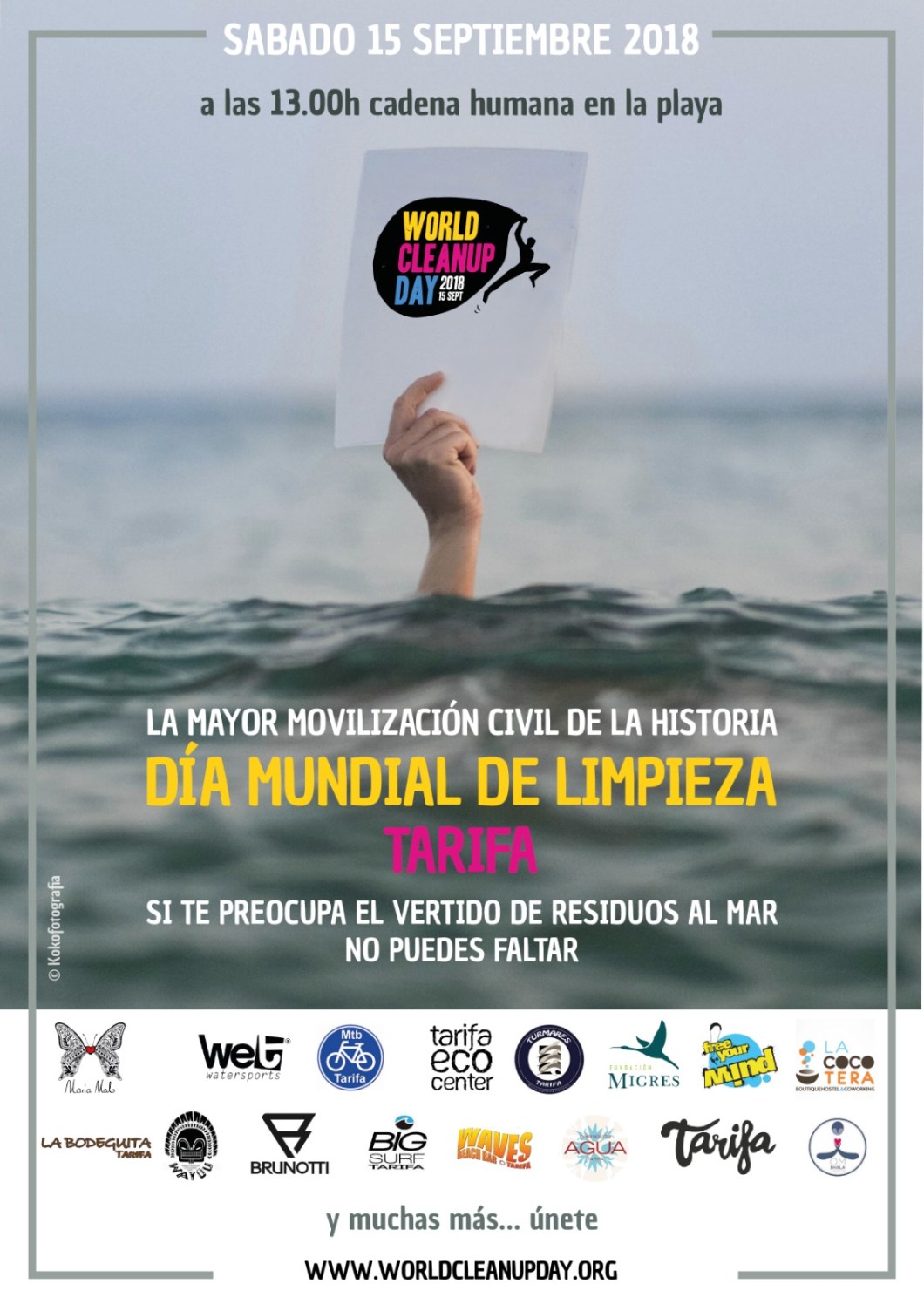 World clean up day Tarifa 15 September 2018 